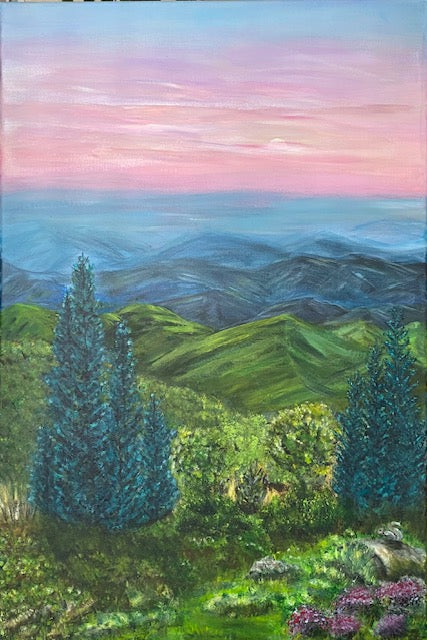 Sunset on the Blue Ridge